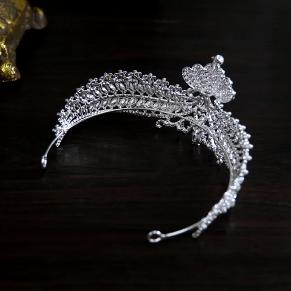 Bling Bling Sølv Perle Rhinestone Legering Har Tilbehor Brudesmykker 2023
