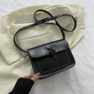 Vintage Retro Black Street Wear Messenger Bag Women S Bags 2023