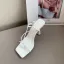 Street Wear Roman Sage Green Womens Sandals 2022 Ankle Strap 8 cm Stiletto Heels Open / Peep Toe Sandals High Heels