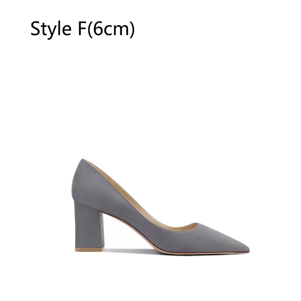 Chic / Beautiful Burgundy Prom Leather Pumps 2024 8 cm Block Heels Pointed Toe High Heels