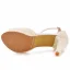 Chic / Beautiful White Pearl Wedding Shoes 2023 10 cm Stiletto Heels Open / Peep Toe Wedding Sandals High Heels