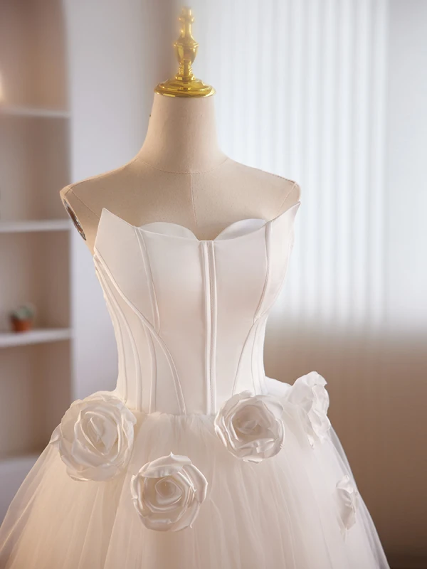 Fashion White Appliques Short Homecoming Graduation Dresses 2024 A-Line Princess