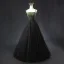 Haut de Gamme Noire Perlage Paillettes Robe De Bal 2024 Robe Boule Bretelles Spaghetti Sans Manches Dos Nu Longue Robe De Ceremonie