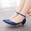 Simple Doré Vêtement de rue Sandales Femme 2023 Bride Cheville 5 cm Talons Aiguilles À Bout Pointu Sandales Talons Hauts