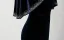 Vintage / Retro Navy Blue Sequins Velvet Prom Dresses Trumpet / Mermaid 2026 V-Neck Short Sleeve Floor-Length / Long Formal Dresses