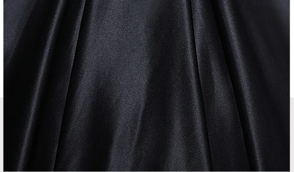 Audrey Hepburn Style Black Satin Prom Dresses 2024 Ball Gown V-Neck Short Sleeve Backless Floor-Length / Long Prom Formal Dresses