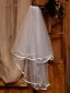 Simple Blanche 0.5 m Tulle Voile De Mariée 2025