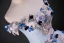 Chic / Beautiful Sky Blue Beading Sequins Appliques Prom Dresses 2023 Ball Gown Off-The-Shoulder Sleeveless Backless Floor-Length / Long Formal Dresses