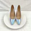 Chic / Belle Blanche Laser Soirée Escarpins 2023 12 cm Talons Aiguilles À Bout Pointu Escarpins Talons Hauts