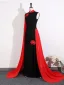 Chinese style Black Lace Flower Evening Party Cheongsam 2025 Trumpet / Mermaid High Neck Sleeveless Floor-Length / Long