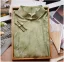 Chinese style Sage Green Printing Tea-length Cheongsam 2024 Trumpet / Mermaid High Neck Short Sleeve
