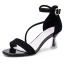 Sexy Gold Street Wear Sequins Womens Sandals 2022 T-Strap 6 cm Stiletto Heels Open / Peep Toe Sandals High Heels