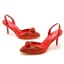 Sexy Summer Sky Blue Rhinestone Cocktail Party 2023 7 cm Stiletto Heels Pointed Toe Womens Sandals