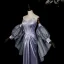 Sexy Lavande Perlage Robe De Soirée 2026 Trompette / Sirène Bustier Gonflée Manches Courtes Dos Nu Train De Balayage Robe De Ceremonie
