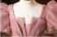 Chic / Belle Rougissant Rose Anniversaire Robe Ceremonie Fille 2024 Robe Boule Encolure Carrée Gonflée Manches Courtes Dos Nu Longue