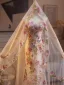 Flower Fairy Multi-Colors Beading Sequins Lace Flower Prom Dresses 2025 With Shawl Trumpet / Mermaid Strapless Sleeveless Backless Sweep Train Formal Dresses