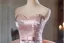 Chic / Belle Rougissant Rose En Dentelle Fleur Robe De Soirée 2024 Trompette / Sirène Bustier Sans Manches Dos Nu Noeud Train De Balayage Soirée Robe De Ceremonie