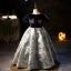 Chic / Beautiful Navy Blue Beading Sequins Birthday Flower Girl Dresses 2022 Ball Gown Scoop Neck Short Sleeve Floor-Length / Long Flower Girl Dresses