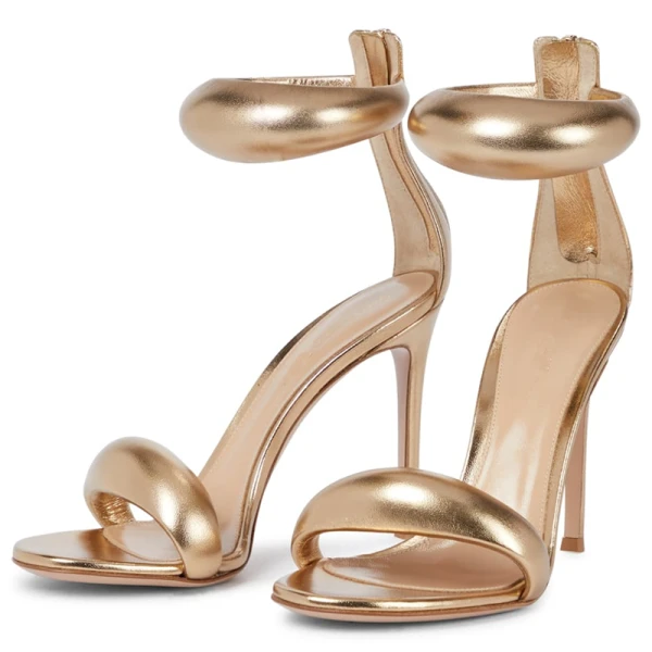Unusual Fuchsia Cocktail Party Prom Womens Sandals 2022 Ankle Strap 9 cm Stiletto Heels Open / Peep Toe Sandals High Heels