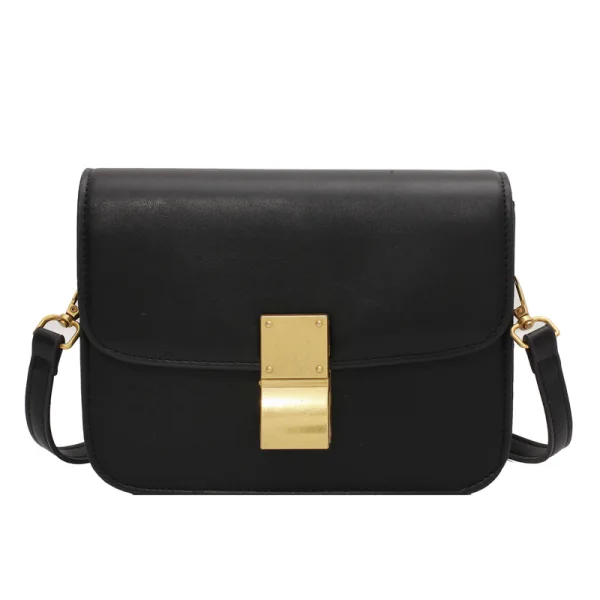 Chic / Belle Noire Vêtement de rue Carrés Sacs à bandoulière Sac de messager 2023