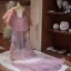 Snygga / Fina Rodnande Rosa Cascading Volanger Bal sjal Jackor & Omslag 2024 Tyll