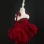 Lovely Christmas Burgundy Velvet Short Flower Girl Dresses 2024 Spaghetti Straps Sleeveless Backless Bow