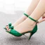 Schlicht Sommer Himmelblau Perle Ball Sandalen Damen 2023 Knöchelriemen 7 cm Stilettos Peeptoes Sandaletten Hochhackige