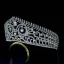 Vintage Srebrny Rhinestone Ślub Tiara Ozdoby Do Włosów Ślubne 2022 Cyrkon Stop