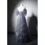 Charmant Océan Bleu Perlage Perle Paillettes Robe De Soirée 2022 Princesse De l'épaule Manches Courtes Dos Nu Longue Promo Robe De Ceremonie