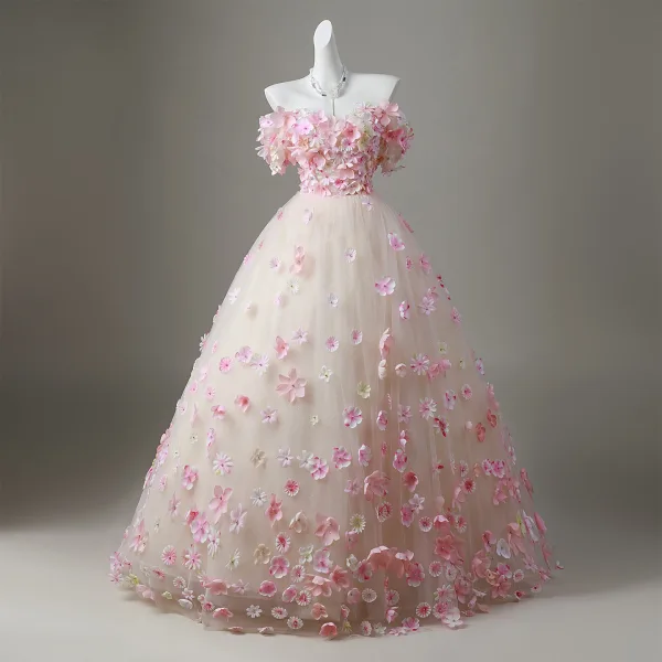 knee length dresses for ladies Tania Pink & Rainbow Fairy Tulle Dress – The Lace Anchor main image 0
