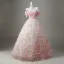 Blumenfee Rosa Perle Applikationen Ballkleider 2026 Ballkleid Off Shoulder Kurze Ärmel Rückenfreies Lange Festliche Kleider