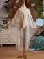 Chic / Belle Blanche Fait main Appliques Voile De Mariée 2025
