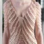 Charming White Beading Sequins Evening Dresses 2023 Trumpet / Mermaid V-Neck Sleeveless Backless Floor-Length / Long Evening Party Formal Dresses