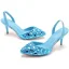 Schöne Weiß Strass Brautschuhe 2023 7 cm Stilettos Spitzschuh Hochzeit Sandaletten Hochhackige