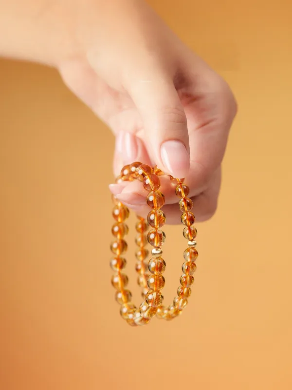 Chic / Belle Jaune Fait main Cristal Naturel Bracelets Accessorize 2025