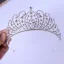 Glittrande Multi-Färger Rhinestone Bröllop Brud Huvudbonad 2023 Legering