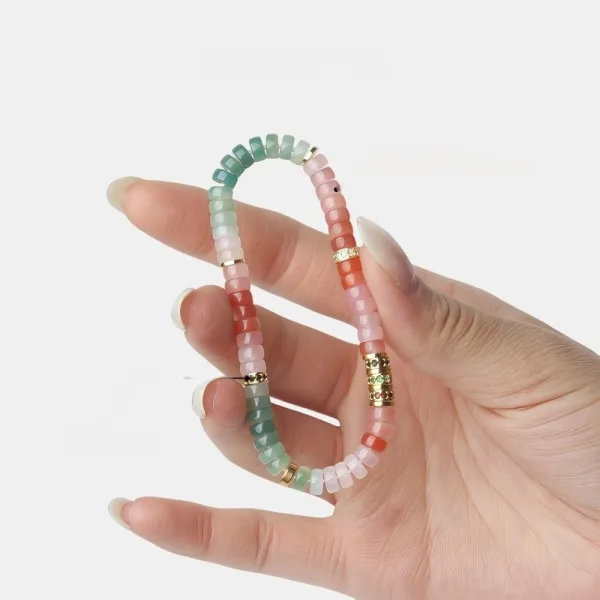 Ongebruikelijk Multi-Kleuren Regenboog Handgemaakt Agaat Armbanden Accessoires 2026