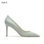 Chic / Beautiful Nude Leather Handmade  Evening Party Pumps 2024 8 cm Stiletto Heels Pointed Toe Pumps High Heels