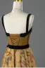 Vintage / Originale Champagne Brodé Noeud Ceinture Robe De Bal 2026 Princesse Bretelles Spaghetti Sans Manches Dos Nu Train De Balayage Robe De Ceremonie