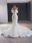 High End Sexy Weiß Perlenstickerei Perle Pailletten Brautkleider / Hochzeitskleider 2024 Ballkleid Bandeau Ärmellos Rückenfreies Kapelle-Schleppe Hochzeit