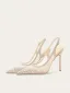 Sexy Weiß Strass Leder Brautschuhe 2025 10 cm Stilettos Spitzschuh Hochzeit Hochhackige