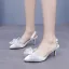 Elegant White Bow Wedding Shoes 2026 6 cm Stiletto Heels Pointed Toe Wedding High Heels