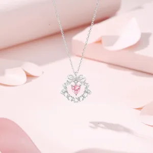 Lovely Silver Sterling Silver Prom Bow Necklaces Accessories 2023