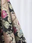 Vintage / Retro Black Printing Satin Prom Dresses 2024 Ball Gown Spaghetti Straps Sleeveless Backless Court Train Prom Formal Dresses