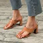 Modest / Simple White Street Wear Womens Sandals 2022 7 cm Stiletto Heels Open / Peep Toe Sandals High Heels