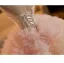 Edles Farbverlauf Rosa Perlenstickerei Pailletten Applikationen Fallende Rüsche Brautkleider / Hochzeitskleider 2025 Ballkleid Bandeau Ärmellos Rückenfreies Lange Hochzeit