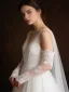 Simple Blanche En Dentelle Fleur Mariage Gants Mariage 2026 Tulle