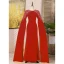 Vintage / Retro Yellow Rhinestone Prom Dresses 2024 Trumpet / Mermaid Scoop Neck Long Sleeve Floor-Length / Long Formal Dresses