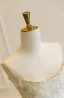 Stunning A-Line / Princess Ivory Beading Lace Wedding Dresses 2025 U-Neck Crossed Straps Sleeveless Tulle