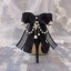 Charmant Noire Perle Noeud Bride Cheville Promo Sandales Femme 2024 9 cm Talons Aiguilles À Bout Pointu Sandales Talons Hauts